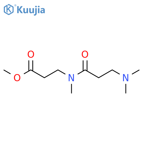 methyl 3-[3-(dimethylamino)-N-methylpropanamido]propanoate structure