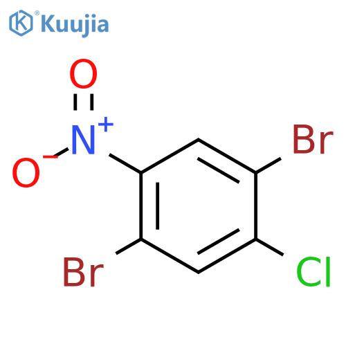 1,4-dibromo-2-chloro-5-nitrobenzene structure