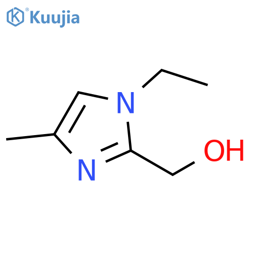 (1-ETHYL-4-METHYL-1H-IMIDAZOL-2-YL)-METHANOL structure