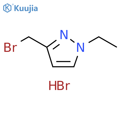 3-(bromomethyl)-1-ethyl-1H-pyrazole structure