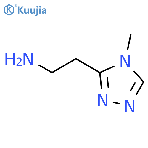 2-(4-METHYL-4H-1,2,4-TRIAZOL-3-YL)ETHANAMINE structure