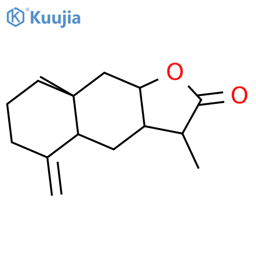 (3S,3aR,4aS,8aR,9aR)-3,8a-dimethyl-5-methylidenedecahydronaphtho[2,3-b]furan-2(3H)-one structure