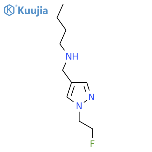 butyl({[1-(2-fluoroethyl)-1H-pyrazol-4-yl]methyl})amine structure