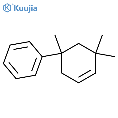 BENZENE, (1,5,5-TRIMETHYL-3-CYCLOHEXEN-1-YL)- structure