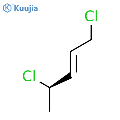 2-PENTENE, 1,4-DICHLORO-, (2E,4R)- structure