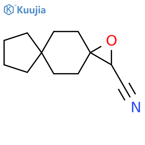 1-Oxadispiro[2.2.4.2]dodecane-2-carbonitrile structure