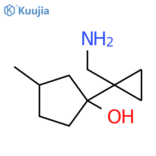Cyclopentanol, 1-[1-(aminomethyl)cyclopropyl]-3-methyl- structure