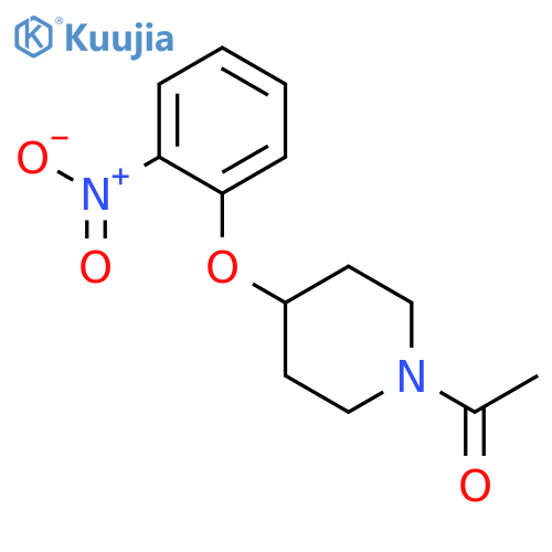 1-[4-(2-Nitrophenoxy)piperidin-1-yl]ethan-1-one structure