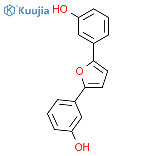 Phenol, 3,3'-(2,5-furandiyl)bis- structure