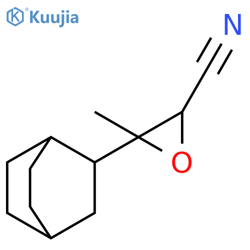 2-Oxiranecarbonitrile, 3-bicyclo[2.2.2]oct-2-yl-3-methyl- structure
