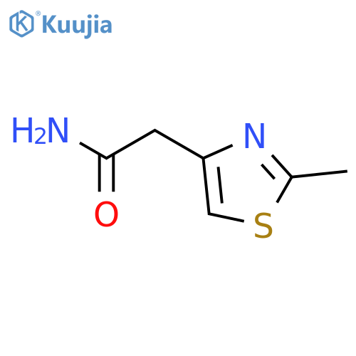 2-(2-methyl-1,3-thiazol-4-yl)acetamide structure