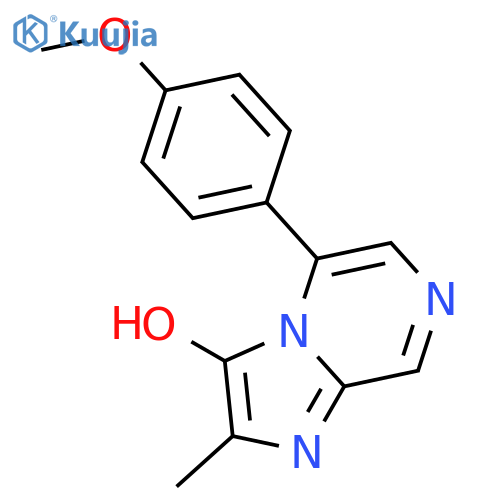 Imidazo[1,2-a]pyrazin-3-yloxy, 5-(4-methoxyphenyl)-2-methyl- structure