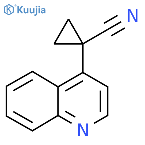 1-(Quinolin-4-yl)cyclopropane-1-carbonitrile structure
