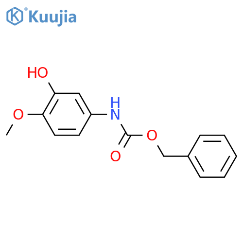 benzyl N-(3-hydroxy-4-methoxyphenyl)carbamate structure