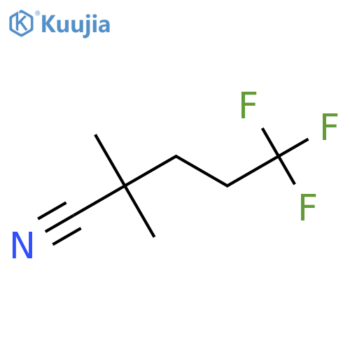 5,5,5-Trifluoro-2,2-dimethylpentanenitrile structure
