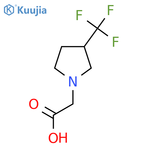 2-(3-(Trifluoromethyl)pyrrolidin-1-yl)acetic acid structure