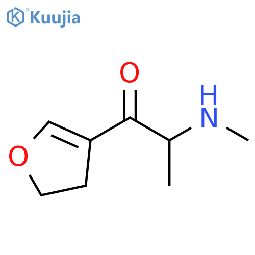1-Propanone, 1-(4,5-dihydro-3-furanyl)-2-(methylamino)- structure
