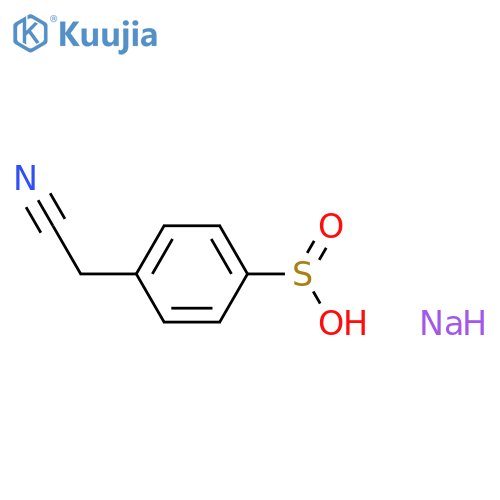 4-(cyanomethyl)benzenesulfinate structure