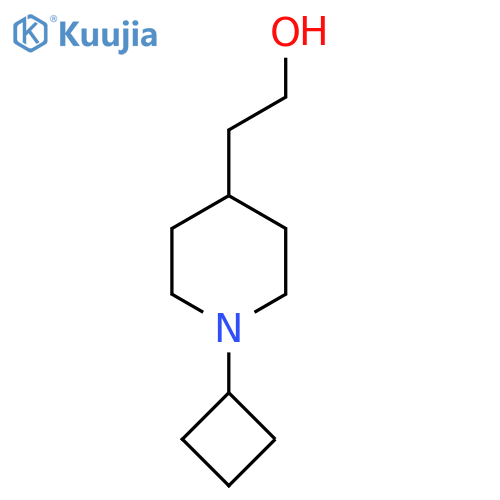 2-(1-Cyclobutylpiperidin-4-yl)ethan-1-ol structure