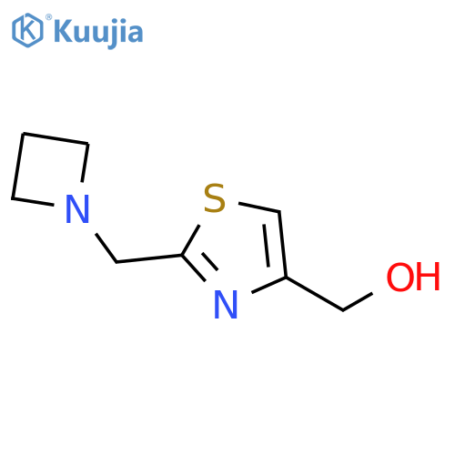 4-Thiazolemethanol, 2-(1-azetidinylmethyl)- structure