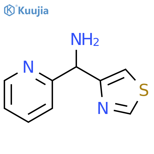 2-Pyridinemethanamine, α-4-thiazolyl- structure