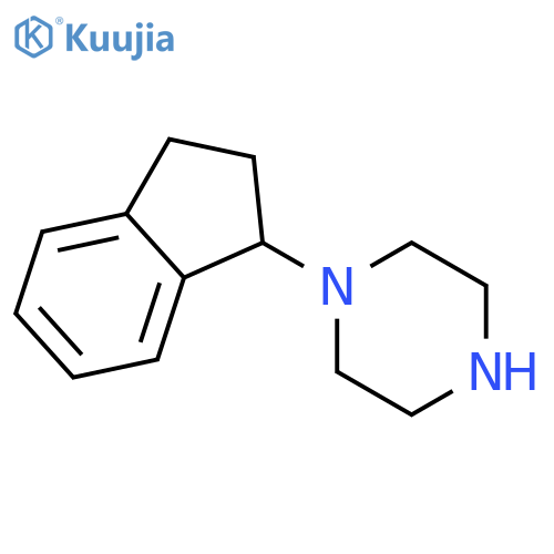 1-Indan-1-yl-piperazine structure
