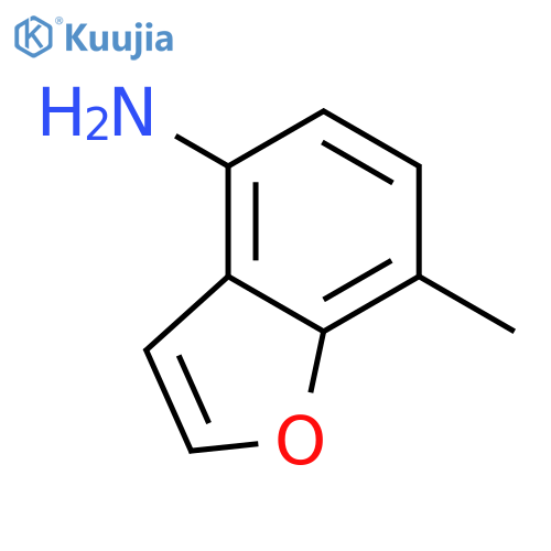 7-methyl-4-Benzofuranamine structure