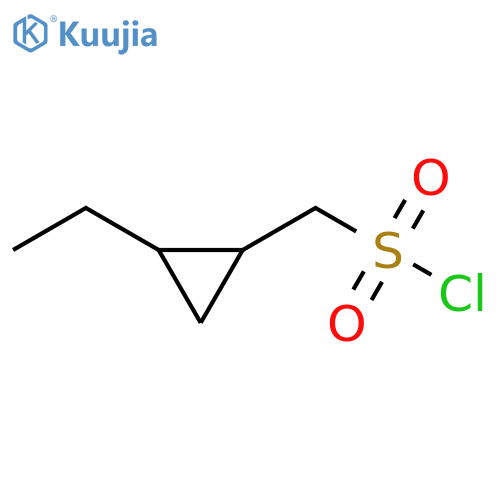 Cyclopropanemethanesulfonyl chloride, 2-ethyl- structure