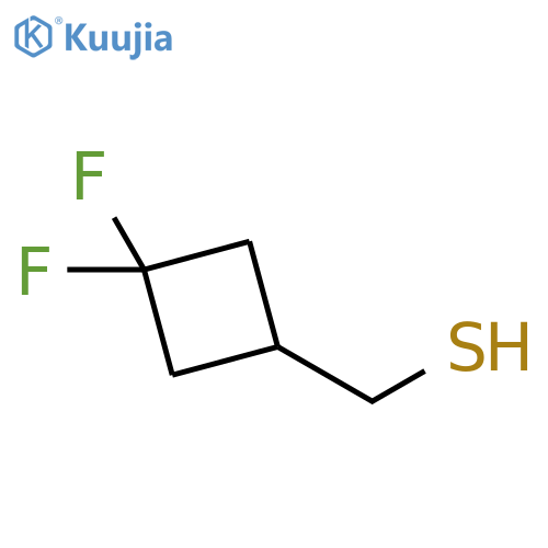 (3,3-difluorocyclobutyl)methanethiol structure