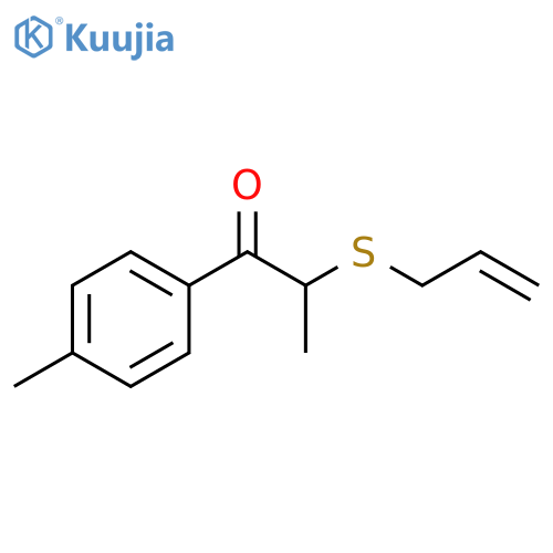 1-Propanone, 1-(4-methylphenyl)-2-(2-propen-1-ylthio)- structure