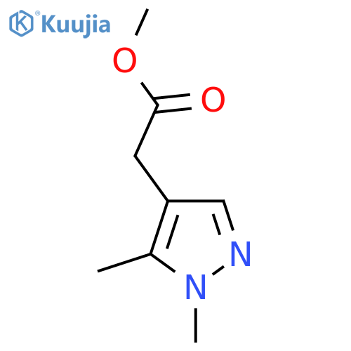 Methyl 2-(1,5-dimethyl-1H-pyrazol-4-yl)acetate structure