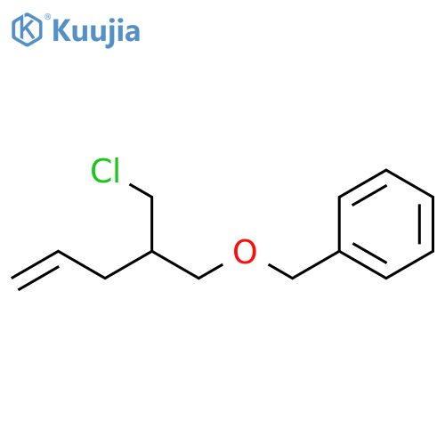 Benzene, [[[2-(chloromethyl)-4-penten-1-yl]oxy]methyl]- structure