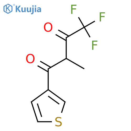 4,4,4-Trifluoro-2-methyl-1-(thiophen-3-yl)butane-1,3-dione structure