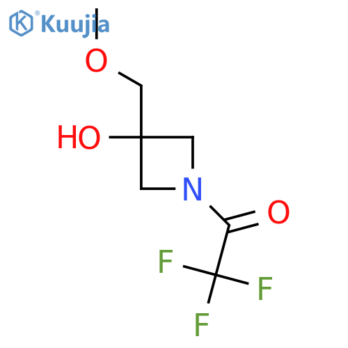 2,2,2-Trifluoro-1-[3-hydroxy-3-(methoxymethyl)azetidin-1-yl]ethan-1-one structure
