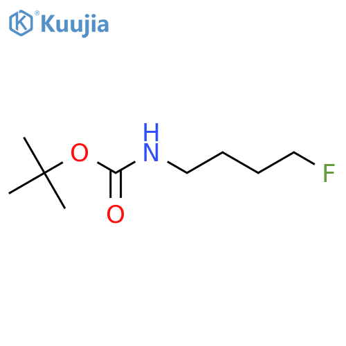 tert-Butyl(4-fluorobutyl)carbamate structure