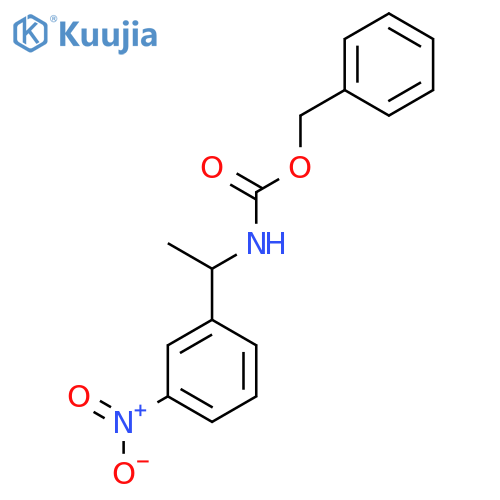 benzyl N-[1-(3-nitrophenyl)ethyl]carbamate structure
