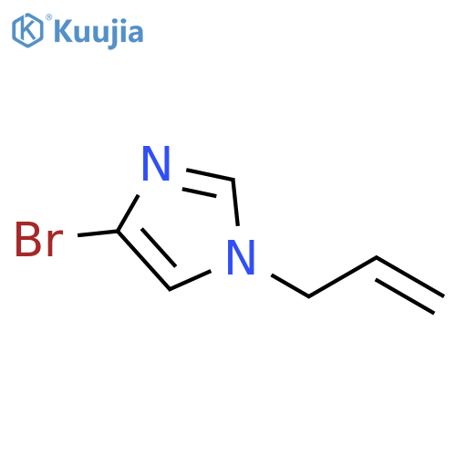 1H-Imidazole, 4-bromo-1-(2-propen-1-yl)- structure