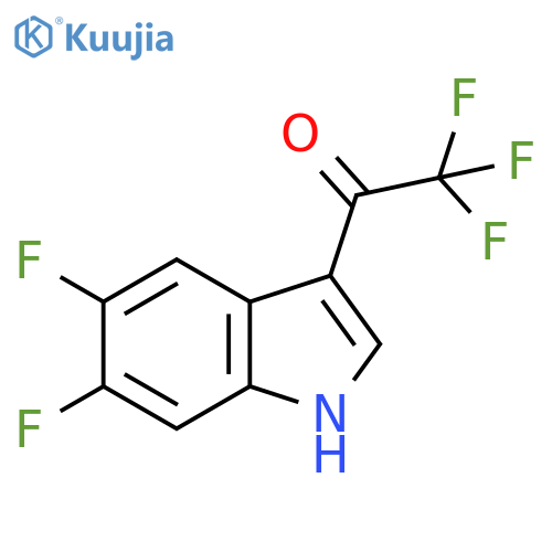 Ethanone, 1-(5,6-difluoro-1H-indol-3-yl)-2,2,2-trifluoro- structure