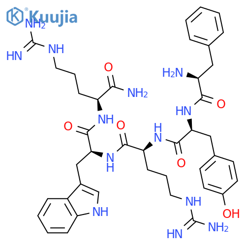 L-Argininamide, L-phenylalanyl-L-tyrosyl-L-arginyl-L-tryptophyl- structure
