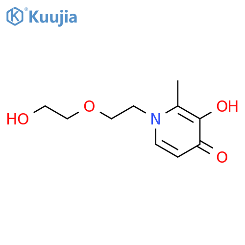 4(1H)-Pyridinone,3-hydroxy-1-[2-(2-hydroxyethoxy)ethyl]-2-methyl- structure