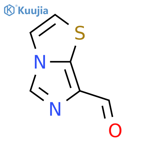 Imidazo[5,1-b]thiazole-7-carboxaldehyde structure