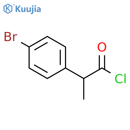 4-Bromo-α-methylbenzeneacetyl chloride structure