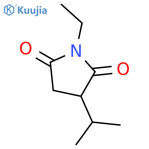 2,5-Pyrrolidinedione,1-ethyl-3-(1-methylethyl)- structure