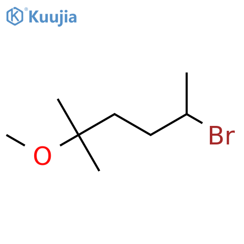 5-Bromo-2-methoxy-2-methylhexane structure