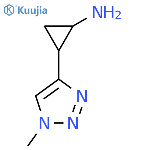 2-(1-methyl-1H-1,2,3-triazol-4-yl)cyclopropan-1-amine structure