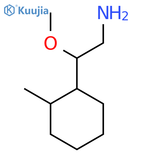 2-Methoxy-2-(2-methylcyclohexyl)ethan-1-amine structure