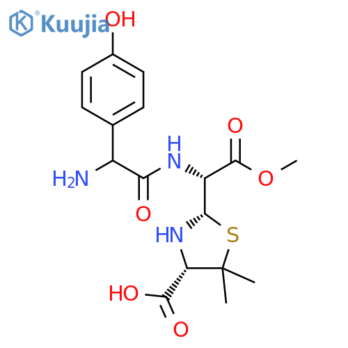 Amoxicillin Open Ring Methyl Ester structure