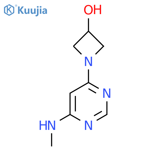 1-(6-(Methylamino)pyrimidin-4-yl)azetidin-3-ol structure