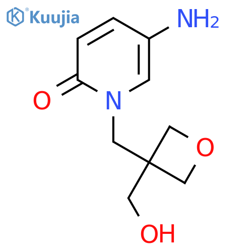 5-Amino-1-{[3-(hydroxymethyl)oxetan-3-yl]methyl}-1,2-dihydropyridin-2-one structure