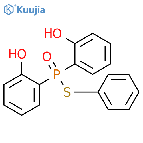 Phosphinothioic acid, bis(2-hydroxyphenyl)-, S-phenyl ester structure